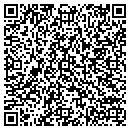 QR code with H Z O Inside contacts