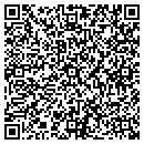 QR code with M & V Contracting contacts