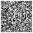 QR code with H E Whitlock contacts