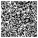 QR code with K W Framing contacts