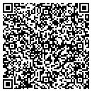 QR code with H B Medical contacts