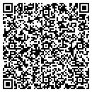 QR code with P F Moon CO contacts