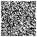 QR code with K B Graphics contacts