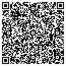 QR code with P R Vending contacts