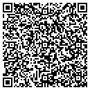 QR code with P W Photos contacts
