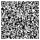 QR code with H D Cox Md contacts