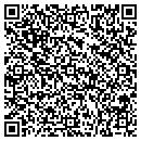 QR code with H B Fast Print contacts