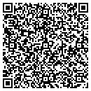 QR code with B & J Mini Storage contacts