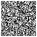 QR code with E F Printing contacts