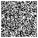 QR code with H & E-Litho Inc contacts