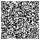 QR code with V P Printing contacts