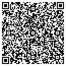 QR code with R B White contacts