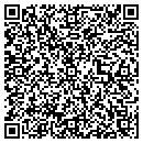 QR code with B & H Backhoe contacts