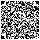 QR code with H V Tee's Screen Printing contacts