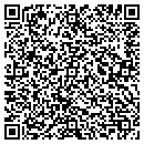 QR code with B and B Installation contacts