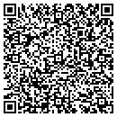 QR code with K A G West contacts
