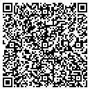 QR code with B & D Disposal Service contacts