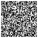 QR code with H A E F contacts