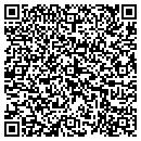 QR code with P & V Machine Shop contacts