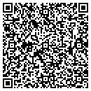 QR code with P T Plowing contacts