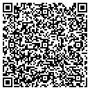 QR code with P & F Machining contacts