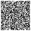 QR code with B Z Glass contacts