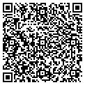 QR code with J & H contacts