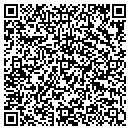 QR code with P R W Corporation contacts