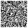 QR code with H & P contacts