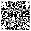 QR code with P and D Mechnical contacts