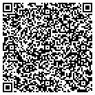 QR code with AAA Enterprises Bus Card contacts