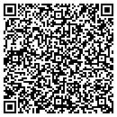 QR code with P & H Donuts Inc contacts