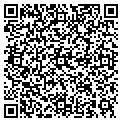 QR code with P L James contacts