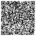 QR code with B & D contacts
