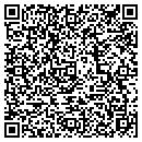 QR code with H & N Nursery contacts