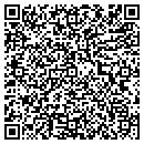 QR code with B & C Nursery contacts