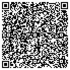 QR code with K Green Nursery & Landscaping contacts