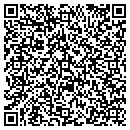 QR code with H & D Carpet contacts