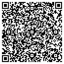 QR code with P & M Landscaping contacts