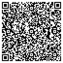 QR code with H & C Siding contacts