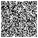 QR code with P W Construction Inc contacts