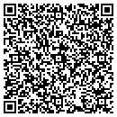 QR code with P & M Cabinet contacts