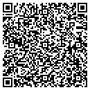 QR code with P Lemasters contacts