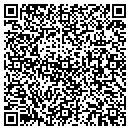 QR code with B E Mowing contacts