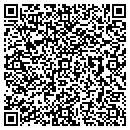 QR code with The 't' Zone contacts