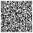 QR code with H&E Appliance contacts