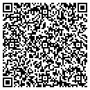 QR code with P & B Products contacts