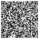 QR code with B & B Machine contacts
