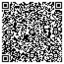QR code with 3 C's Towing contacts