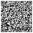 QR code with P & M Lettering contacts
